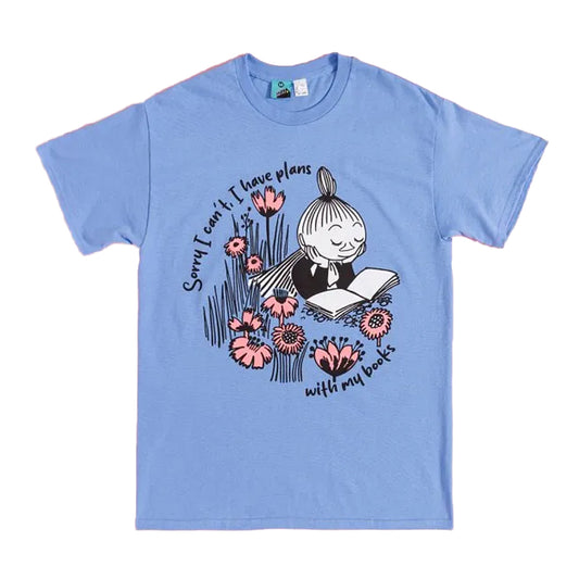 Blue - Front - Moomin Unisex Adult Mymble 80th T-Shirt
