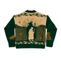 Green - Back - The Lord Of The Rings Unisex Adult Knitted Cardigan