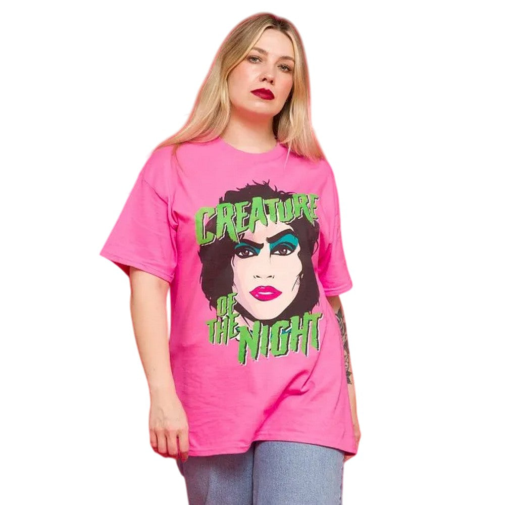 Pink - Lifestyle - The Rocky Horror Picture Show Unisex Adult Creature Of The Night T-Shirt