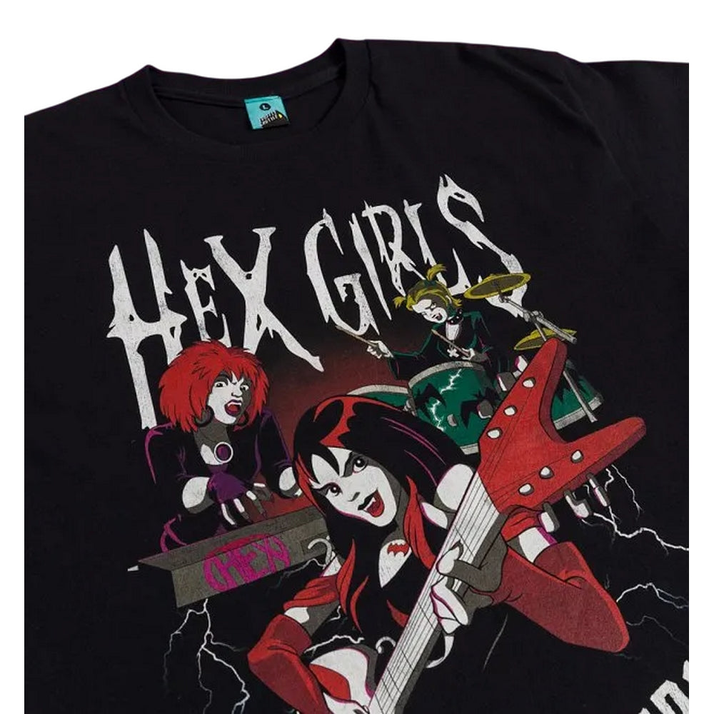 Charcoal - Side - Hex Girls Unisex Adult The Good Bad Girls T-Shirt