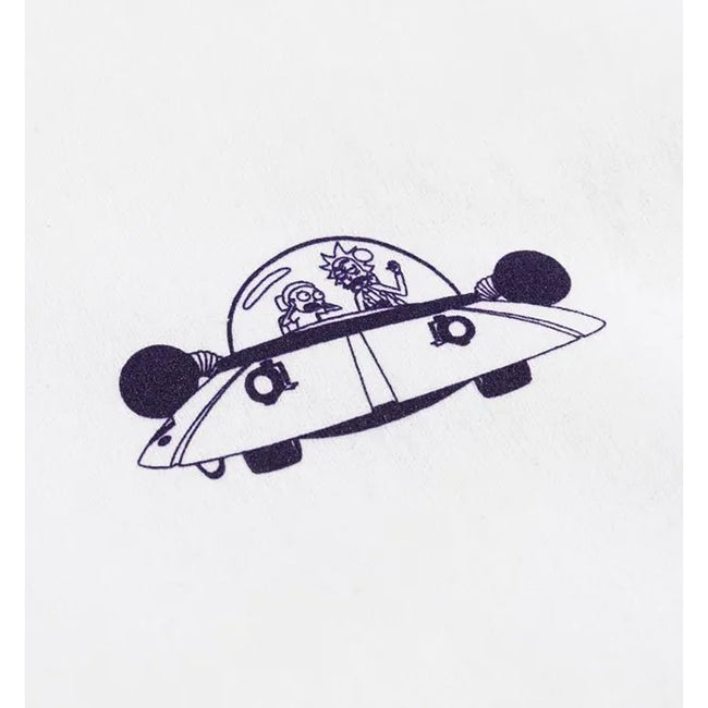 White - Lifestyle - Rick And Morty Unisex Adult Portal Gun Hoodie