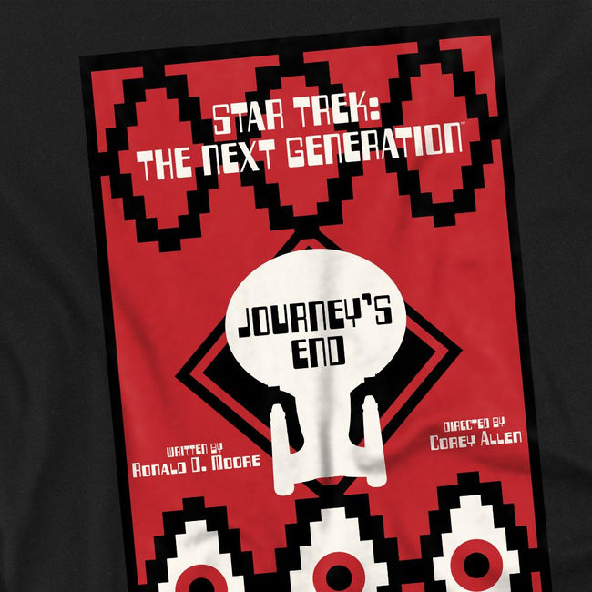 Black - Back - Star Trek Unisex Adult The Next Generation Season 7 Episode 20 T-Shirt