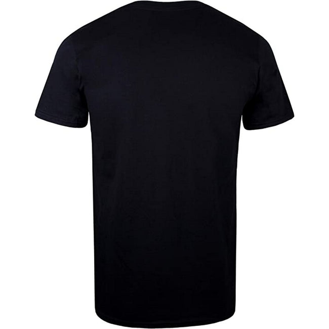 Black-White - Back - Felix The Cat Mens Embroidered T-Shirt