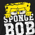 Black - Side - SpongeBob SquarePants Unisex Adult Large Icon T-Shirt