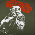 Military Green - Side - Star Wars Mens Chewbacca Crossbow T-Shirt
