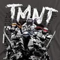 Charcoal - Side - Teenage Mutant Ninja Turtles Unisex Adult TMNT Team T-Shirt