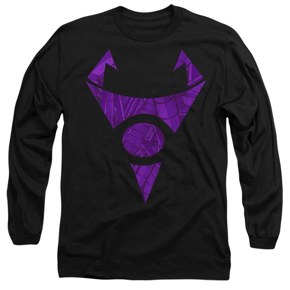 Black - Side - Invader Zim Unisex Adult Irken Tubed Logo T-Shirt