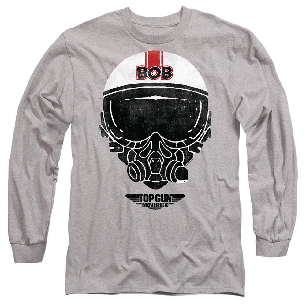 Sport Heather - Side - Top Gun Unisex Adult Bob Helmet T-Shirt