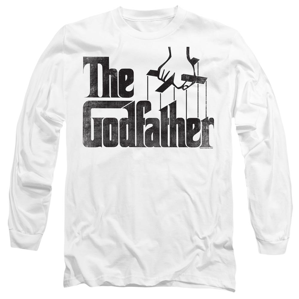 White - Side - The Godfather Unisex Adult Logo T-Shirt