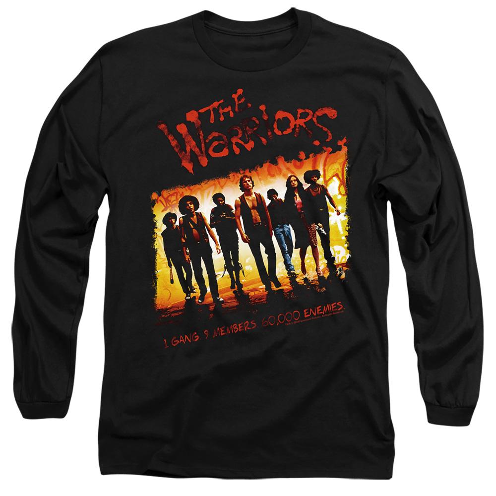 Black - Side - The Warriors Unisex Adult One Gang T-Shirt