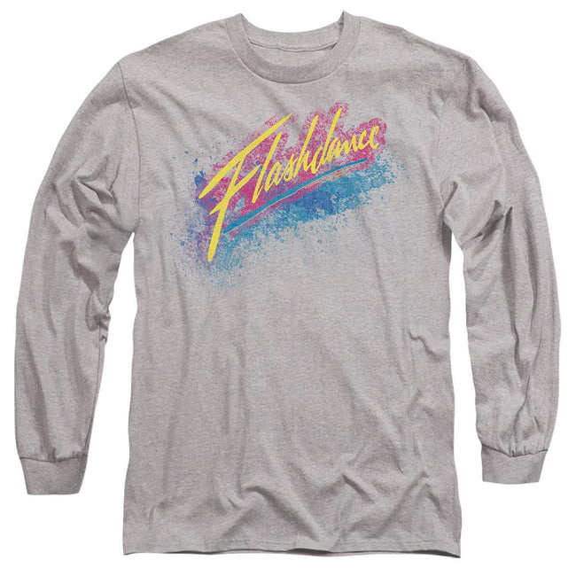 Sport Heather - Side - Flashdance Unisex Adult Spray Logo T-Shirt