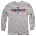 Sport Heather - Front - Top Gun Unisex Adult Logo T-Shirt