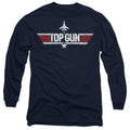 Navy - Front - Top Gun Unisex Adult Logo T-Shirt