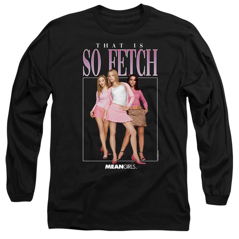 Black - Side - Mean Girls Unisex Adult So Fetch 90s T-Shirt