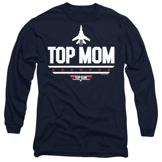 Navy - Front - Top Gun Unisex Adult Top Mom Mothers Day T-Shirt