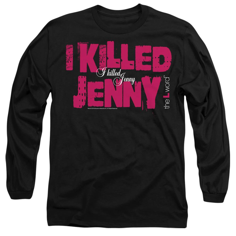 Black - Side - The L Word Unisex Adult I Killed Jenny T-Shirt