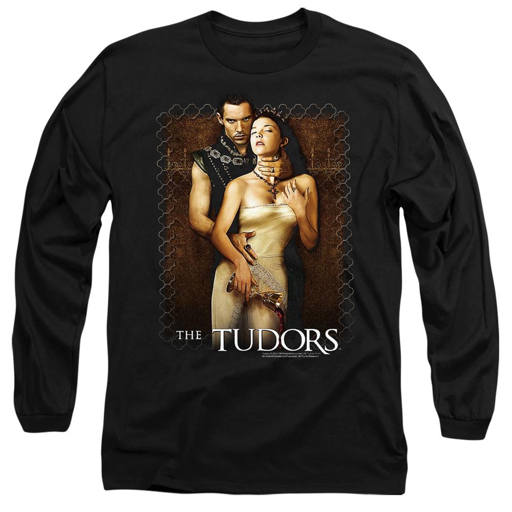 Black - Side - The Tudors Unisex Adult Spilt Wine T-Shirt