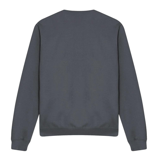 Charcoal - Back - AC-DC Unisex Adult Worn Logo Sweatshirt