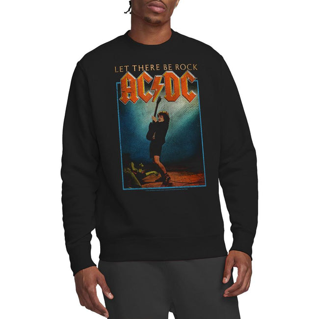 Black - Side - AC-DC Unisex Adult Let There Be Rock Sweatshirt