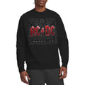 Black - Side - AC-DC Unisex Adult Black Ice Sweatshirt
