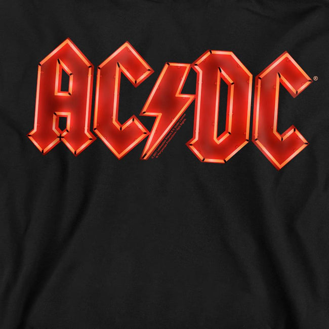 Black - Pack Shot - AC-DC Unisex Adult PWR-UP Logo Sweatshirt
