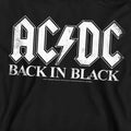 Black - Pack Shot - AC-DC Unisex Adult Back In Black Sweatshirt