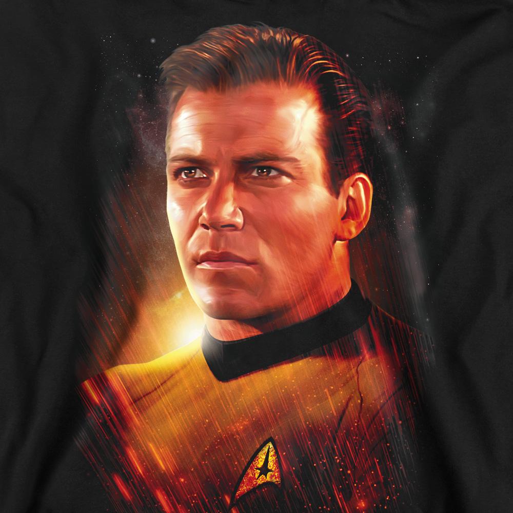 Black - Pack Shot - Star Trek: The Original Series Unisex Adult Epic Captain Kirk Sweatshirt