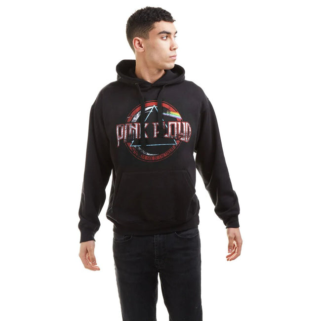 Black - Side - Pink Floyd Mens Emblem Hoodie