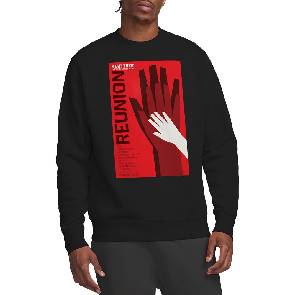 Black - Pack Shot - Star Trek Unisex Adult The Next Generation Season 4 Episode 7 Sweatshirt