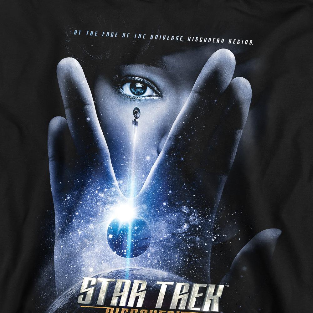 Black - Pack Shot - Star Trek: Discovery Unisex Adult Discovery Begins Sweatshirt