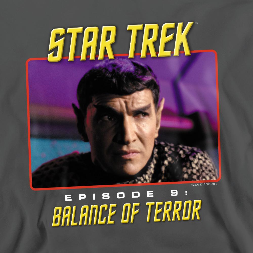 Charcoal - Pack Shot - Star Trek Unisex Adult Balance of Terror Sweatshirt