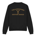 Black - Front - Yellowstone Unisex Adult Arched Logo Sweatshirt