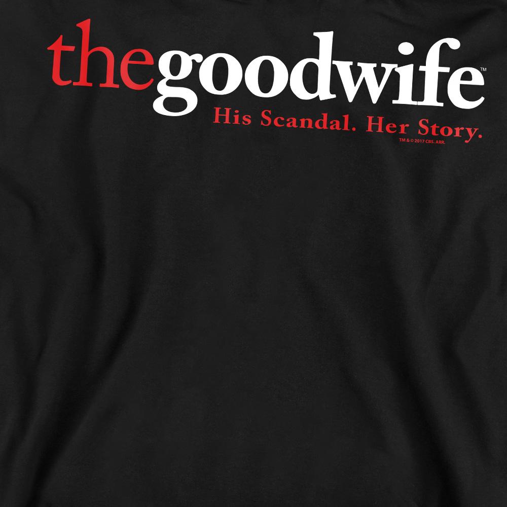 Black - Pack Shot - The Good Wife Unisex Adult Logo Sweatshirt