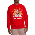 Red - Side - Paw Patrol Unisex Adult Nice Christmas Skye Sweatshirt