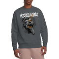 Charcoal - Side - Teenage Mutant Ninja Turtles Unisex Adult Michelangelo Sweatshirt
