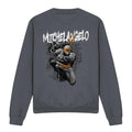 Charcoal - Front - Teenage Mutant Ninja Turtles Unisex Adult Michelangelo Sweatshirt