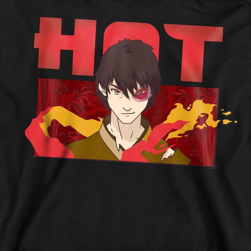Black - Pack Shot - Avatar: The Last Airbender Unisex Adult Hot Zuko Sweatshirt