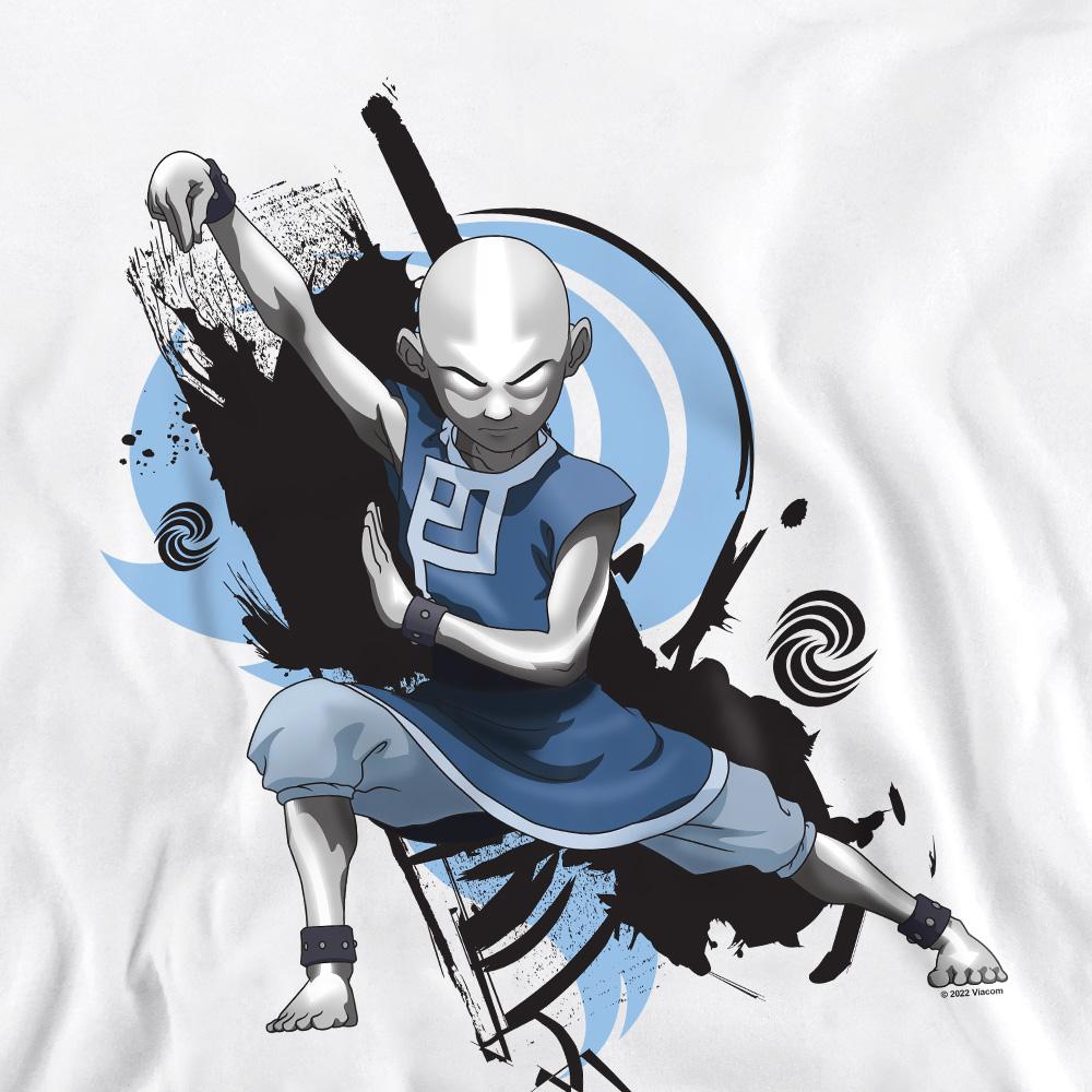 White - Pack Shot - Avatar: The Last Airbender Unisex Adult Energybending Aang Sweatshirt