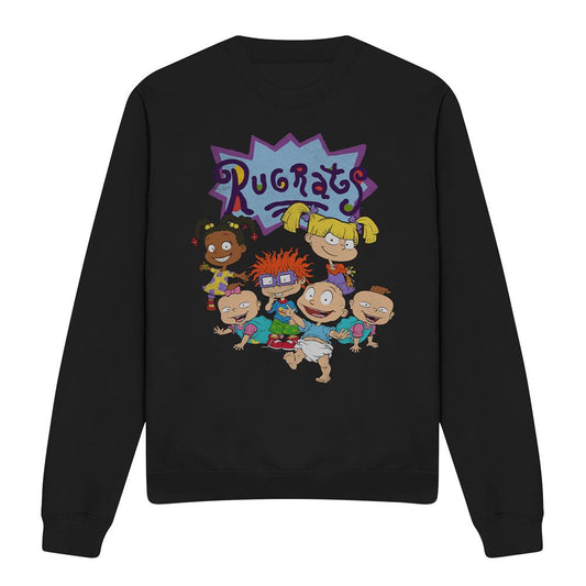 Black - Front - Rugrats Unisex Adult Group Sweatshirt