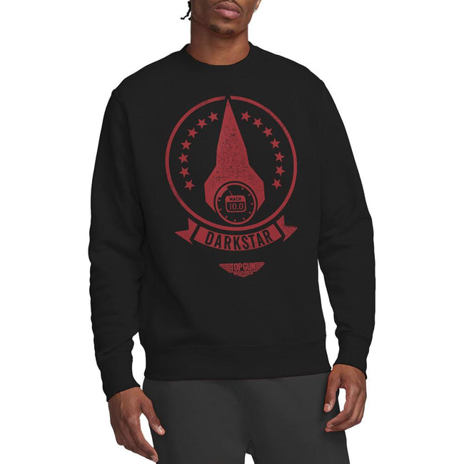 Black - Lifestyle - Top Gun Unisex Adult Darkstar Logo Sweatshirt