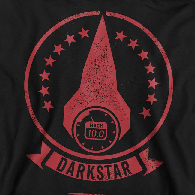 Black - Pack Shot - Top Gun Unisex Adult Darkstar Logo Sweatshirt