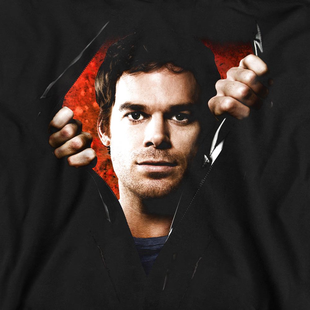 Black - Pack Shot - Dexter Unisex Adult Body Bad Sweatshirt
