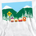 White - Pack Shot - South Park Unisex Adult Bus Stop Sweatshirt