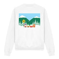 White - Front - South Park Unisex Adult Bus Stop Sweatshirt