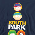 Navy - Pack Shot - South Park Unisex Adult Solid Circles Sweatshirt
