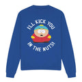 Royal Blue - Front - South Park Unisex Adult Kick You In The Nuts Sweatshirt