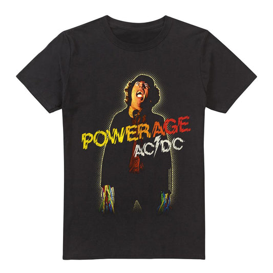 Black - Front - AC-DC Mens Powerage T-Shirt