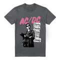 Charcoal - Front - AC-DC Mens Dirty Deeds T-Shirt