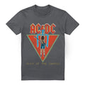 Charcoal - Front - AC-DC Mens Flick of the Switch T-Shirt