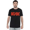 Black - Side - AC-DC Mens PWR-UP Logo T-Shirt